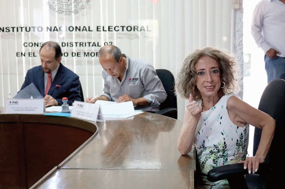 Incluyen nombres artísticos. La actriz María Elena Saldaña, quien buscará ser diputada federal por Nueva Alianza, aparecerá en la boleta también como se le conoce en el ambiente artístico: La Güereja (ARCHIVO EL UNIVERSAL)