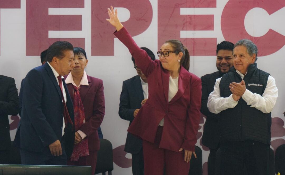 Alcaldesa de Ecatepec presenta su su Primer Informe de Gobierno; destaca realización de mil obras. Foto: Osmar Alvarado / EL UNIVERSAL