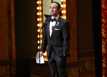 Mensaje de amor de Lin-Manuel Miranda en los Tony