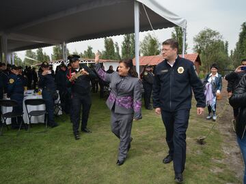 Brugada promete sistema público de cuidados para mujeres policías de CDMX; destaca avances en materia de género dentro de la SSC