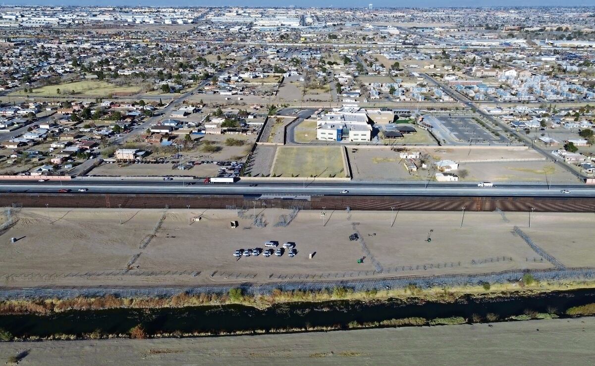Frontera entre El Paso, Texas, y Ciudad Juárez, Chihuahua. Foto: AP