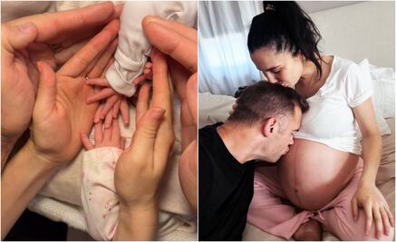 Martha Higareda y Lewis Howes dan la bienvenida a sus gemelas; cuentan que atravesaron problemas en el parto