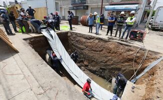 Gobierno de Ecatepec rehabilita línea del Cutzamala; usa tecnología alemana para reparar fugas