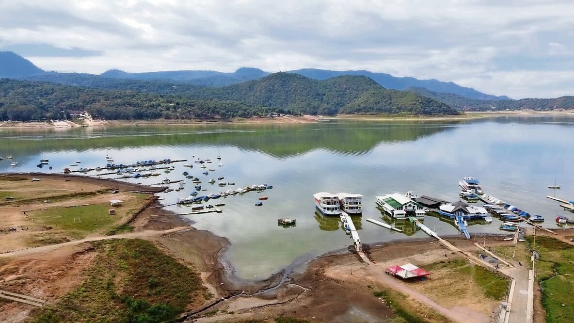 De acuerdo con el Organismo de Cuenca Aguas del Valle de México, el nivel de las presas del Cutzamala creció en 47 millones de metros cúbicos.  Archivo El Universal