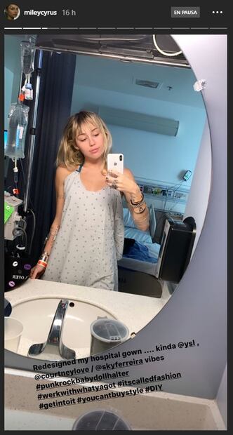 Miley Cyrus es hospitalizada y Cody Simpson le lleva serenata
