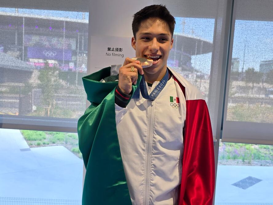 Osmar Olvera en los Juegos Olímpicos de París - Foto: Arturo Sanguino/ EL UNIVERSAL