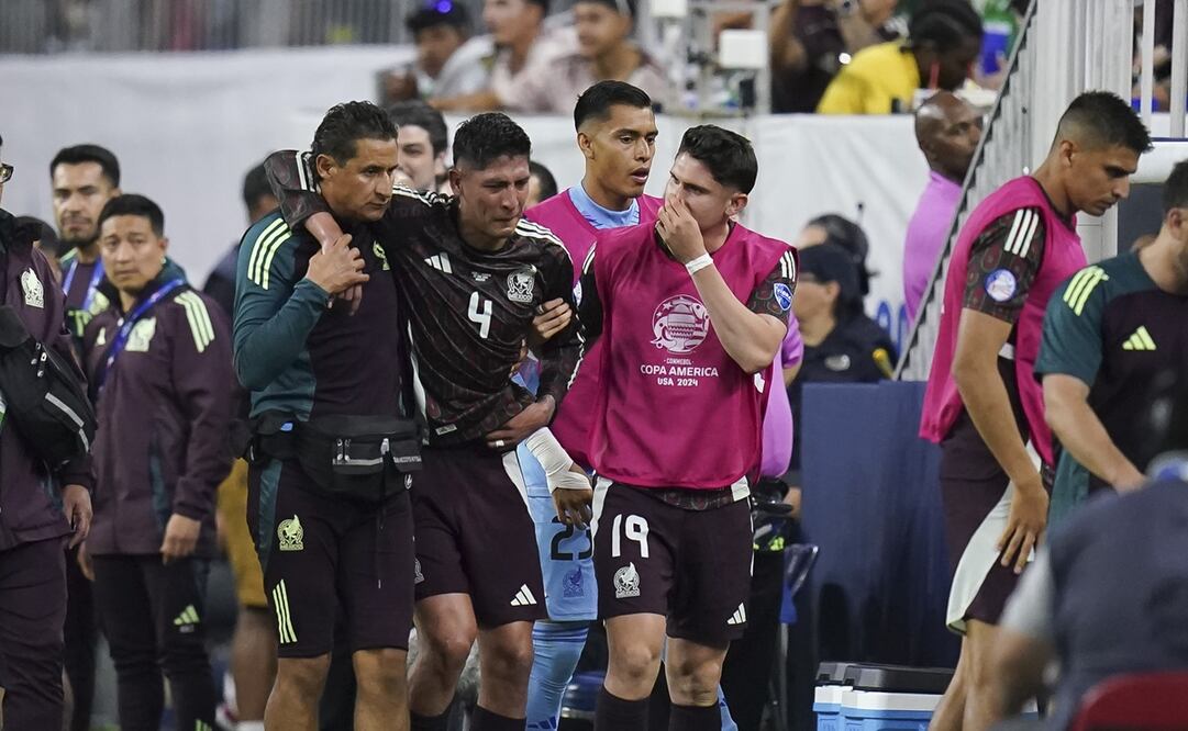 Edson Álvarez se perdería el resto de la Copa América por su lesión ante Jamaica FOTO: IMAGO