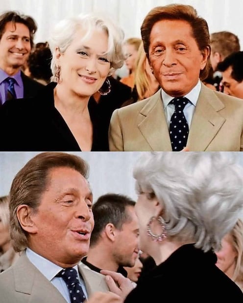 Apareció en la película El diablo viste a la moda y es la marca de lujo que viste Miranda (Meryl Streep) y a la que aspira Andy. Fotos: AFP y AP