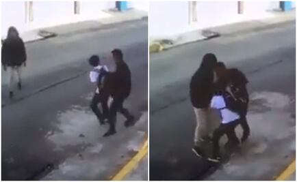 Captan en video asalto a un niño en la Agrícola Oriental 