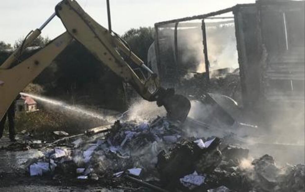 Choque en Grecia deja 11 indocumentados calcinados