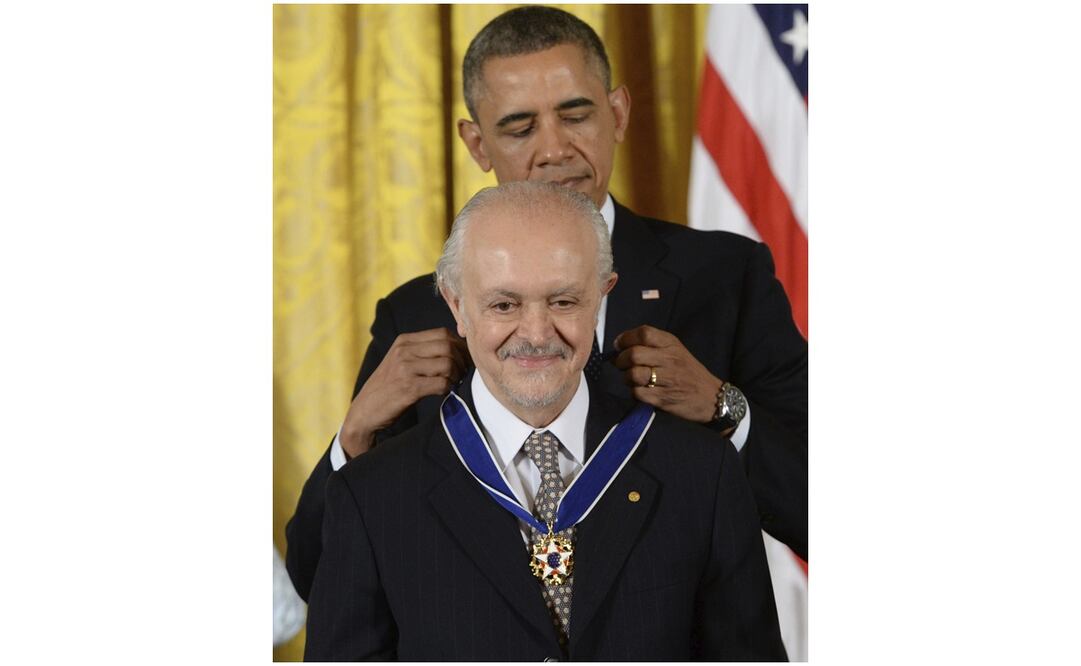 Mario Molina y Barack Obama. Foto: Archivo