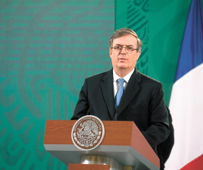 El canciller Marcelo Ebrard dice que los éxodos aumentarán. Foto: ARCHIVO EL UNIVERSAL