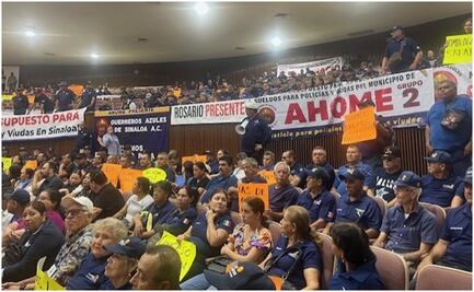 Policías de Sinaloa irrumpen sesión del Congreso del Estado; exigen mismos salarios en los 18 municipios