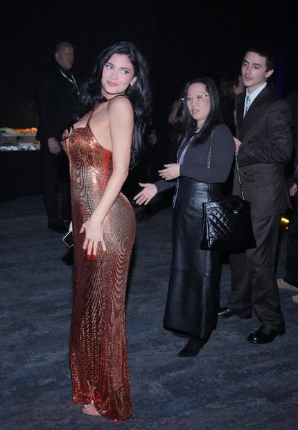 Timothéé Chalamet y Kylie Jenner en la 37° edición de los Palm Springs International Film Festival Film Awards, el sábado, 3 de enero.
Foto: AP