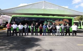 Brugada inaugura nuevas rutas de RTP en Milpa Alta; anuncia que comprarán 500 unidades más