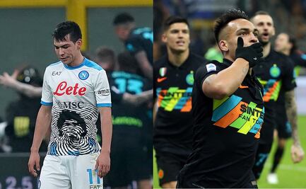 Chucky Lozano y Napoli pierden el invicto ante el Inter de Milán
