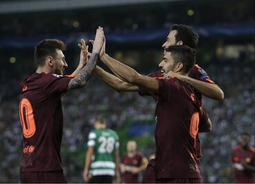 Barcelona con paso firme en la Champions