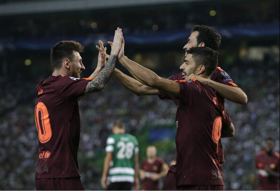 AP. El cuadro catalán suma seis puntos en la Liga de Campeones.