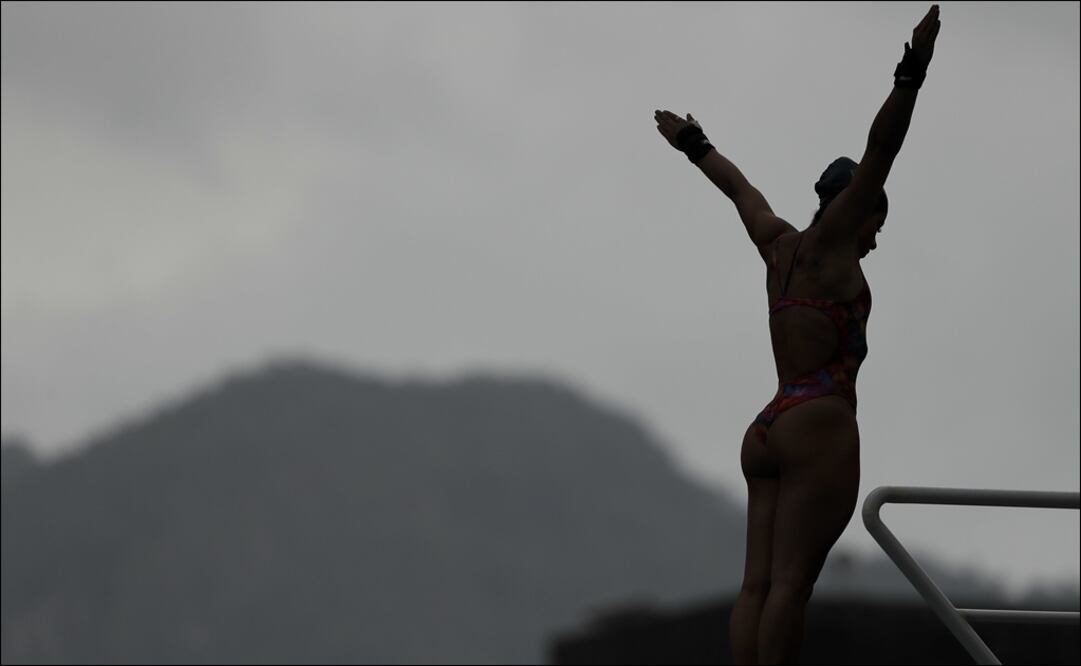 Ingrid Oliveira, clavadista brasileña. Foto: AP