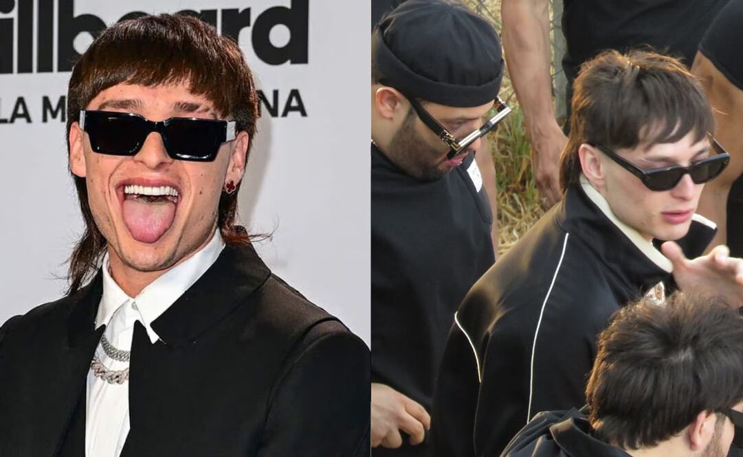 Peso Pluma fue captado por algunos fans durante la filmación de su próximo video musical. Foto: X: @Kym_arlette