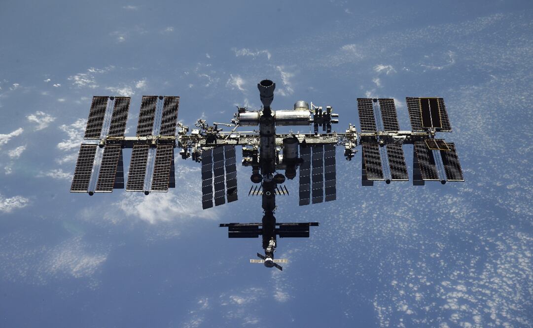 Estación Espacial Internacional. Foto: AP/Roscosmos, archivo
