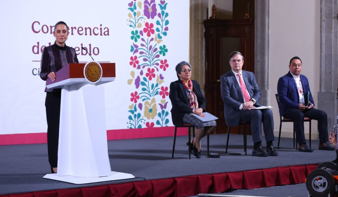 Claudia Sheinbaum rechazó que se investigue como “terrorismo” la masacre en 2019 de la familia LeBarón en Sonora. Foto: Fernanda Rojas/EL UNIVERSAL