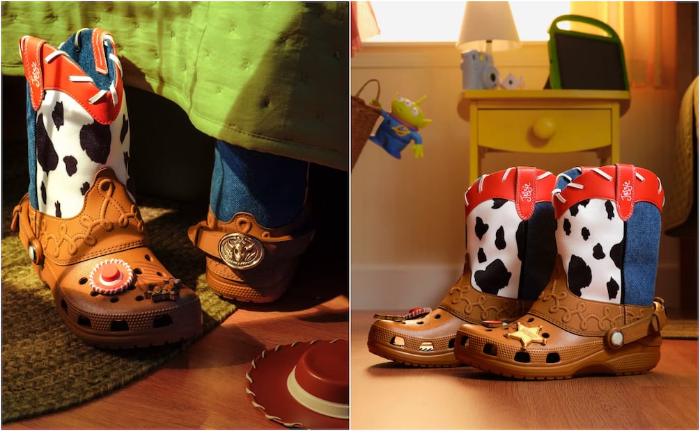 Botas crocs de Jessie. Foto:  Disney & Pixar