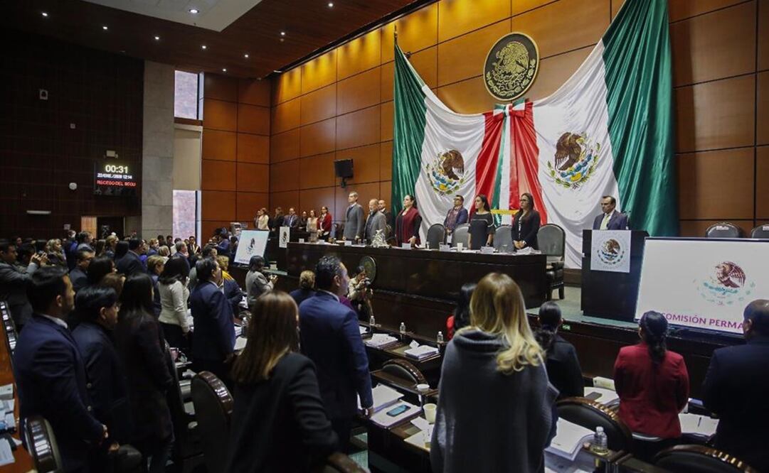 Sesión de la Comisión Permanente / Tomada de Twitter @CanalCongreso 