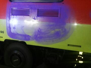 Liberan a extranjeros acusados de grafitear Metro