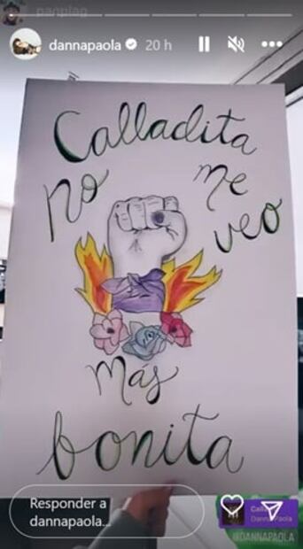 Famosas se manifiestan en el Día Internacional de la mujer