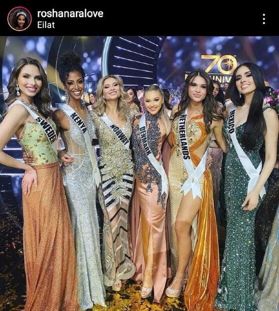 El espectacular vestido con el que Andrea Meza se despide de la corona de Miss Universo 