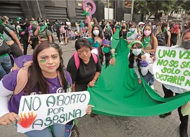 7 puntos en CDMX desde los que saldrán contingentes para la marcha a favor del aborto 28S