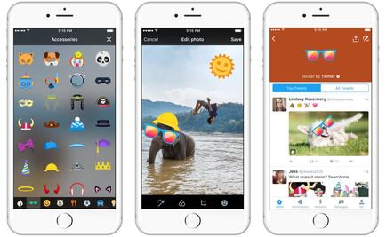Twitter presenta #stickers