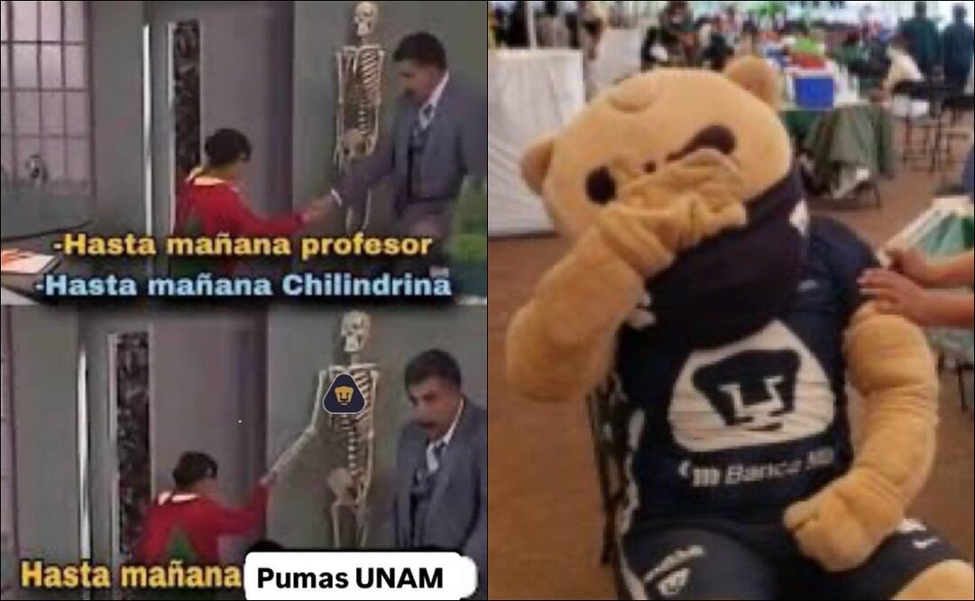 Pumas fue blanco de las burlas en las redes y se llevó los memes al ser goleado por Santos en su debut en el Apertura 2025 / FOTO: ESPECIAL
