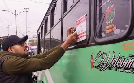 Semovi dará una semana a transportistas para colocar calcomanías con nueva tarifa antes de aplicar sanciones