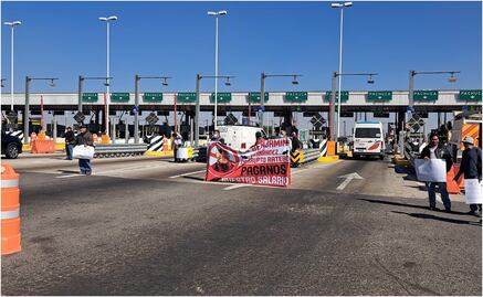 Trabajadores sindicalizados de Ecatepec toman tres casetas por falta de pagos