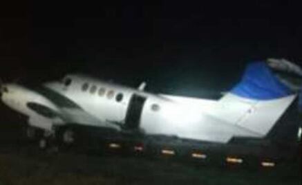 Abandonan avioneta con más de 800 dosis de cristal y marihuana en Veracruz