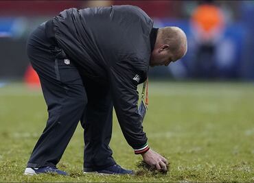 Cancha del Estadio Azteca la libra luego de la NFL