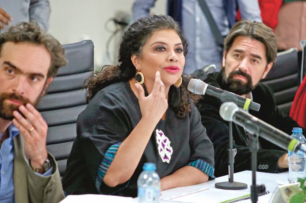 Reclamo. Clara Brugada dice que Iztapalapa ha sido olvidada en temas como transporte e infraestructura ciclista. Foto: ARIEL OJEDA. EL UNIVERSAL