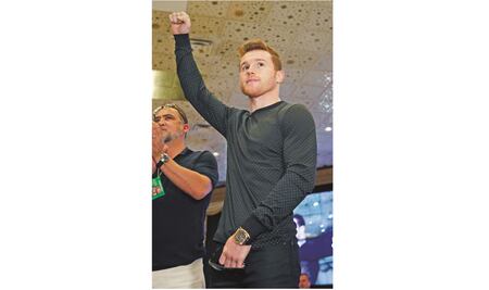 A ver quién da lección: ‘Canelo’