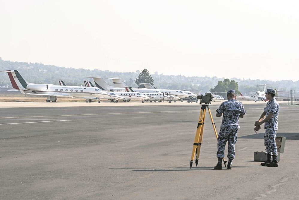 Pistas de la Base Aérea de Santa Lucía. Foto/Archivo El Universal