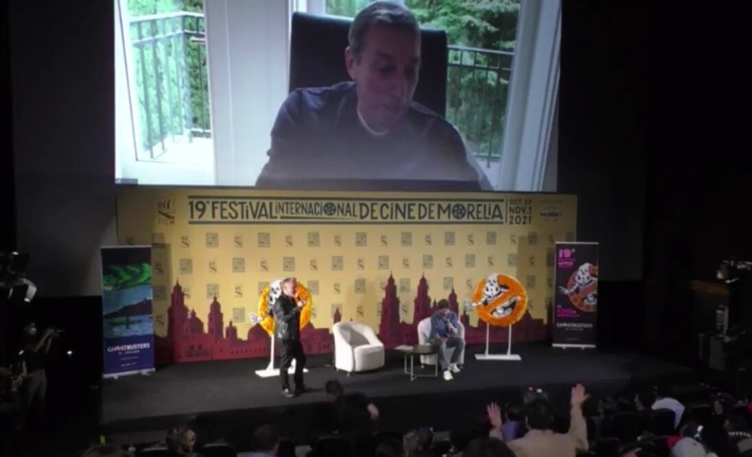 Este lunes Ivan y Jason Reitman ofrecieron una Master Class en el marco del Festival Internacional de Cine de Morelia. Foto: César Huerta