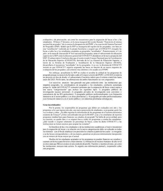 Aún no se sabe quién y bajo qué criterios serán evaluados los posgrados y las becas de Conacyt