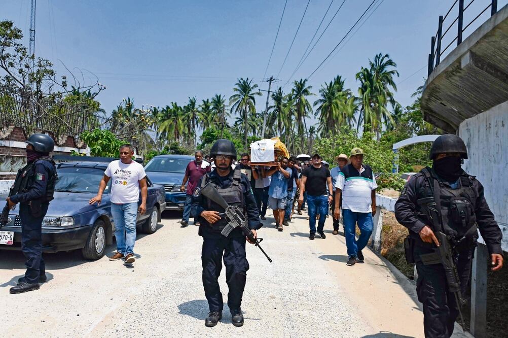 José Alfredo Cabrera Barrientos fue despedido este viernes por familiares y amigos Foto: Francisco Robles AFP