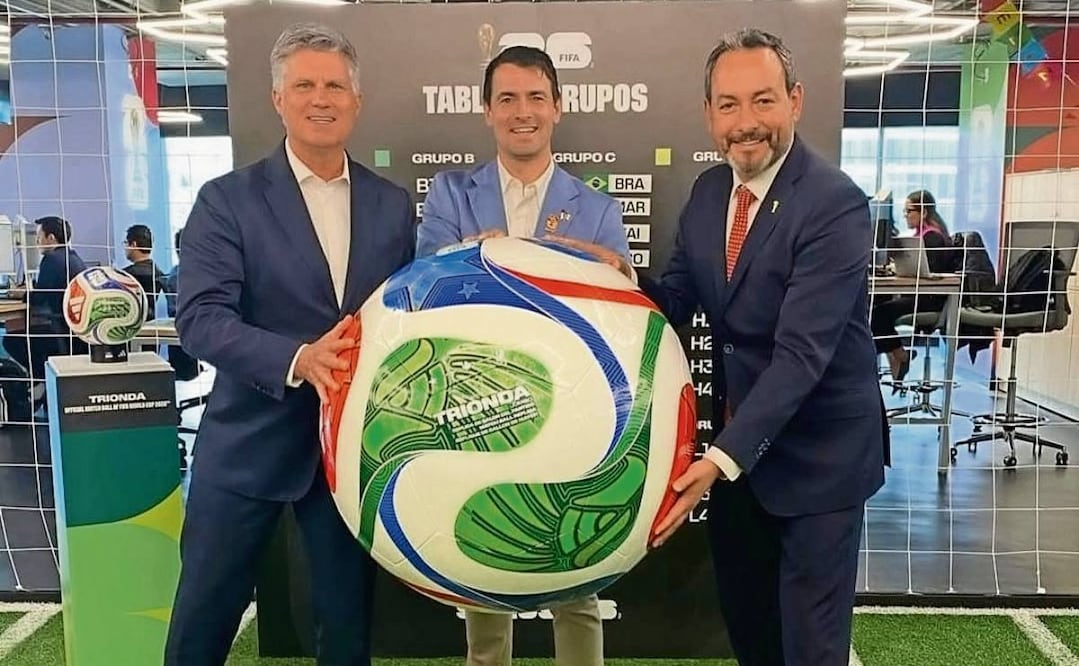 Representantes de México, Estados Unidos y Canadá celebraron la primera reunión trilateral de alto nivel para preparar la Copa Mundial de Futbol 2026. Foto: Especial