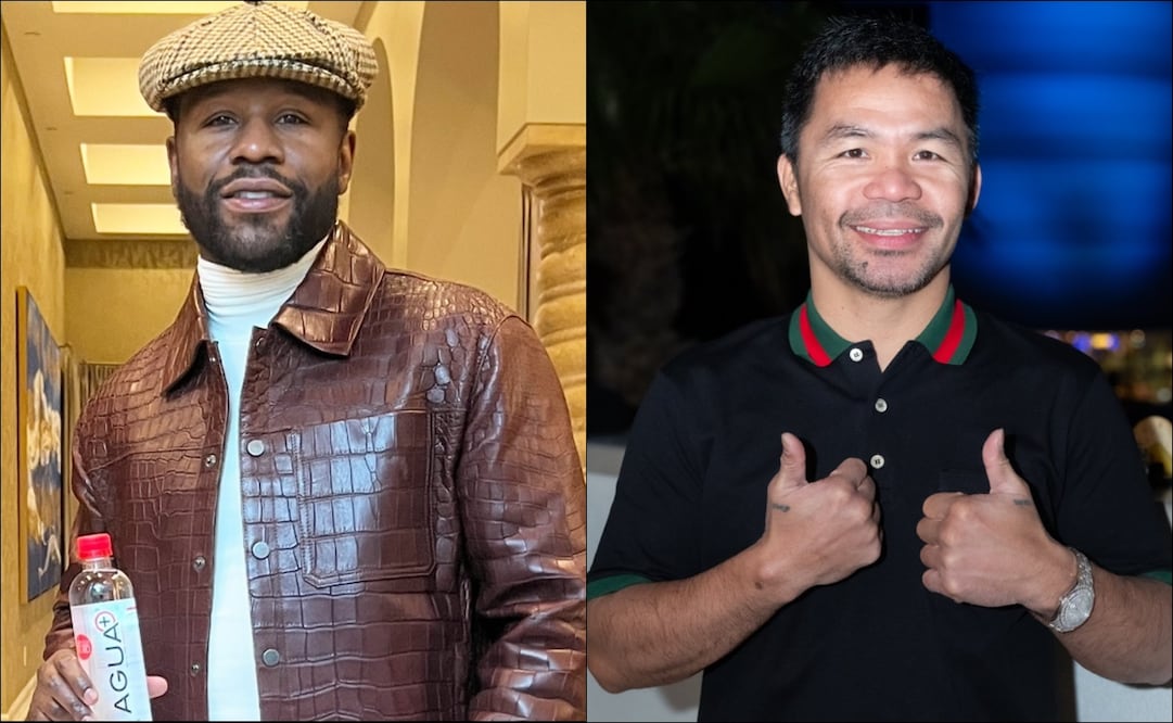Floyd Mayweather y Manny Pacquiao. FOTOS: Especiales