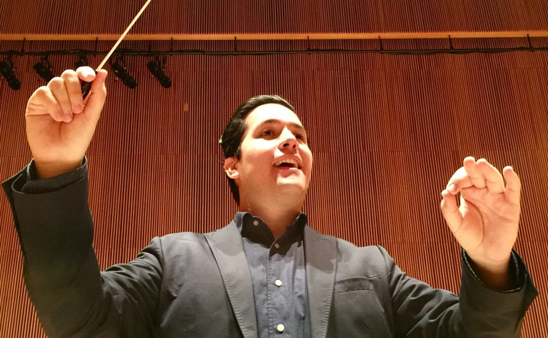 El director de orquesta Felipe Tristán estará en el recital. Fotografía tomada en The DiMenna Center for Classical Music (Nueva York). Foto: Symphony Orchestra of the Americas