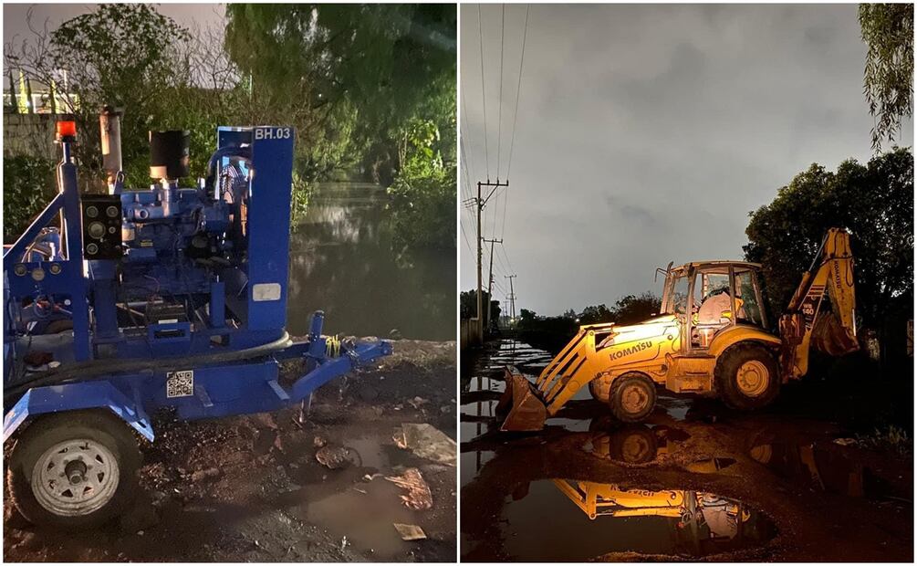 Autoridades del Edomex ya realizan labores de prevención ante una nueva precipitación atípica. Foto: Especial