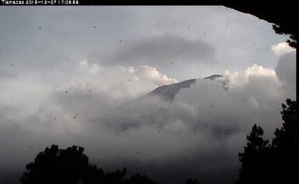 “Popo” spews 35 low-intensity exhalations