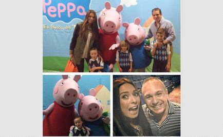  Galilea Montijo disfruta con su hijo "Peppa Pig"